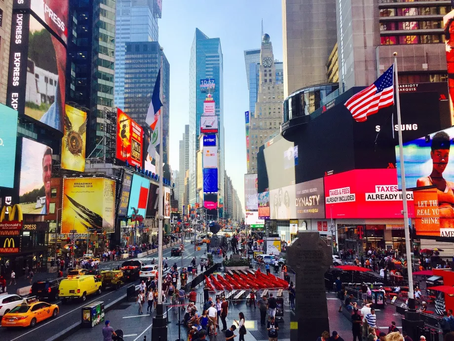 Times Square την ημέρα