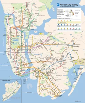 Χάρτης μετρό της Νέας Υόρκης
