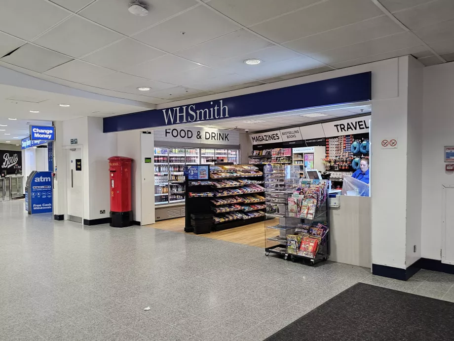 WHSmith, αναχωρήσεις, αεροδρόμιο East Midlands