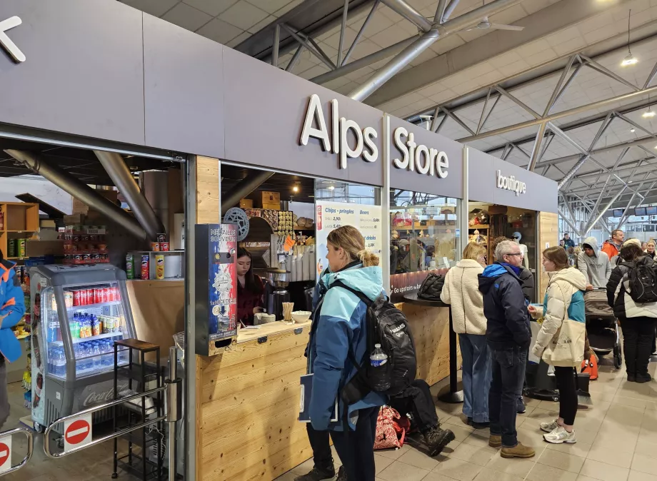 Alps Store, αίθουσα αναχωρήσεων, αεροδρόμιο CMF