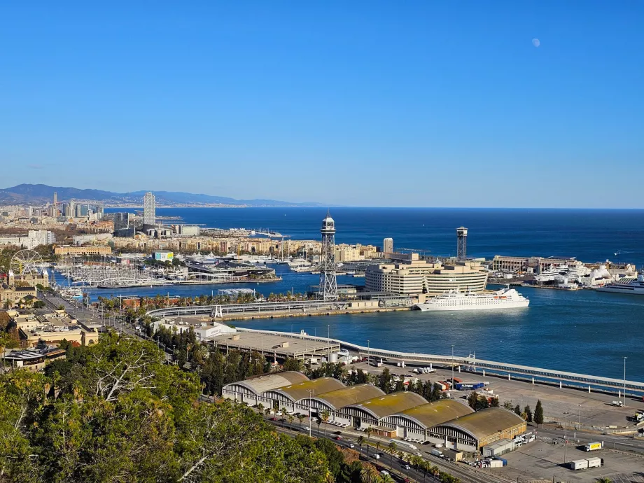 Θέα της Βαρκελώνης από το πάρκο Montjuïc