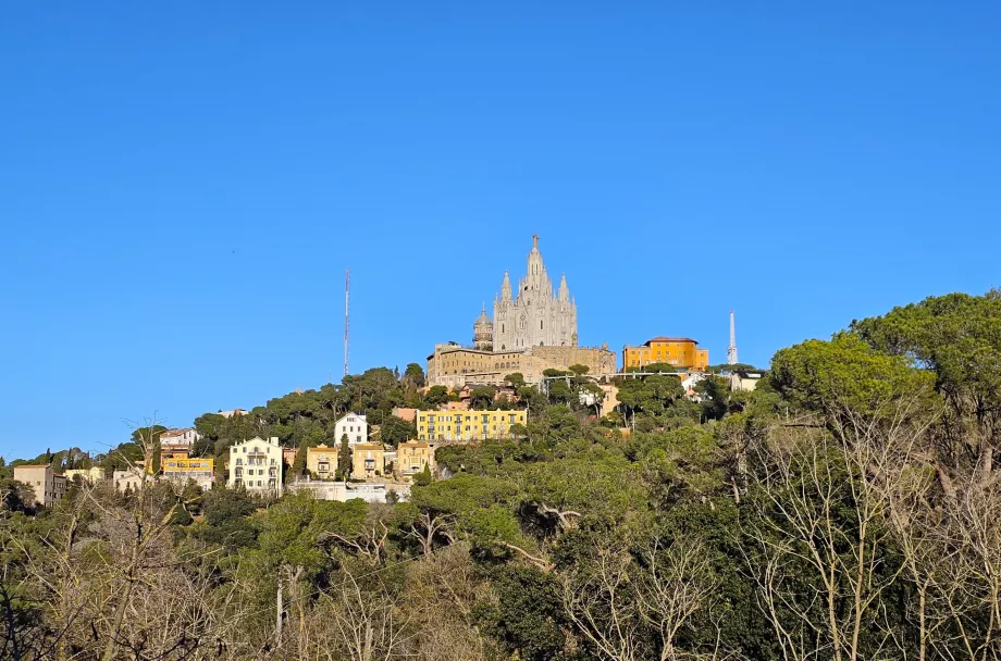 Θέα της εκκλησίας Tibidabo