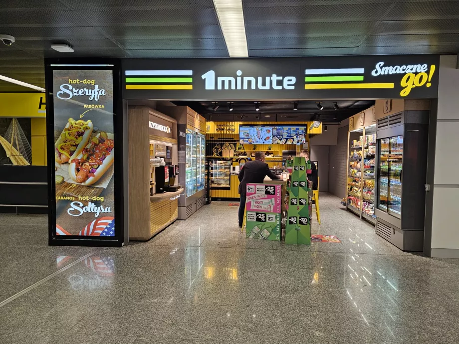 Minimarket στην αίθουσα αφίξεων