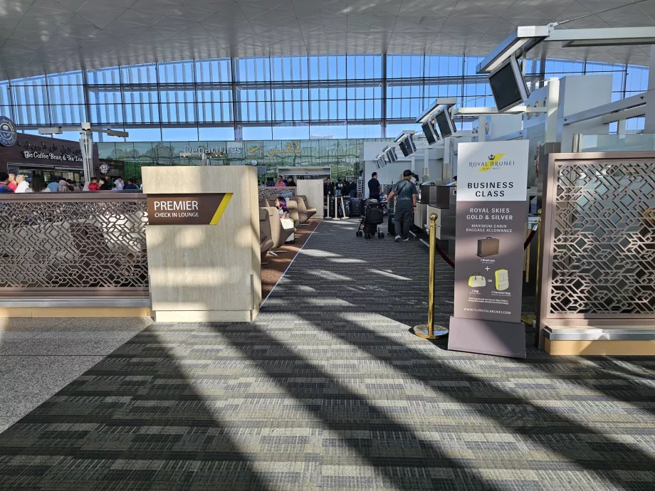 Check-in στο αεροδρόμιο, Royal Brunei