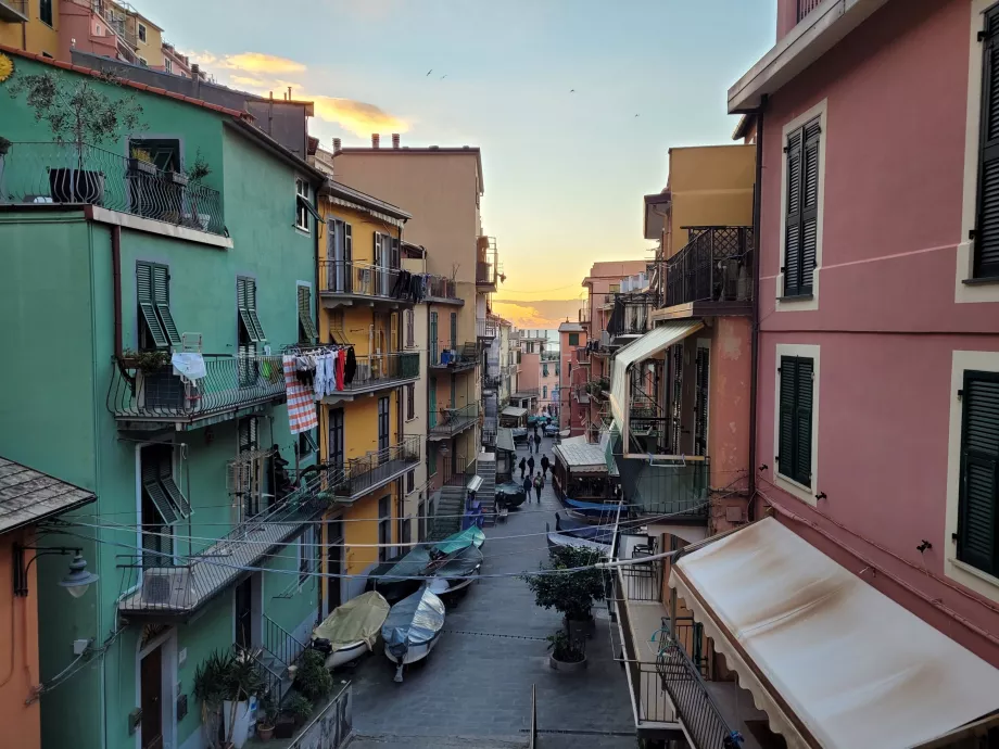 Κεντρικός δρόμος στη Manarola