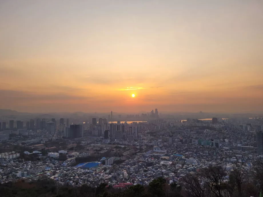 Θέα από το λόφο Namsan