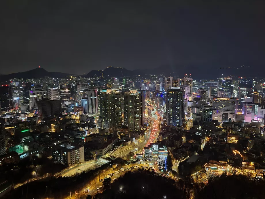 Θέα από το λόφο Namsan