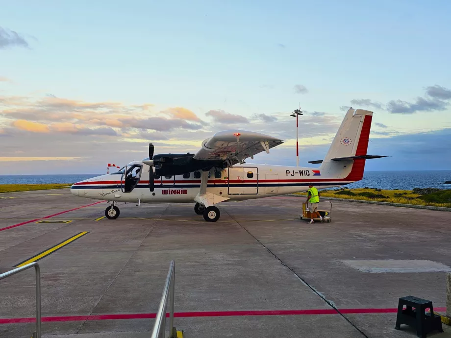 Winair, Twin Otter, Αεροδρόμιο Saba