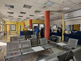 Γκισέ check-in και έλεγχος ασφαλείας, Αεροδρόμιο Λέρου