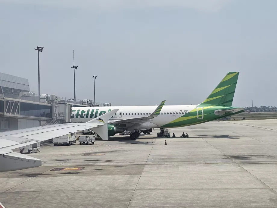 Airbus A320 Citilink στο αεροδρόμιο CGK της Τζακάρτα