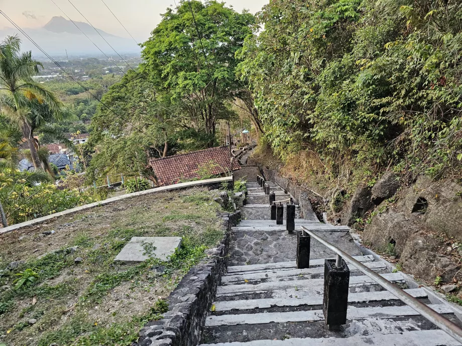 Σκάλες από το παλάτι Ratu Boko