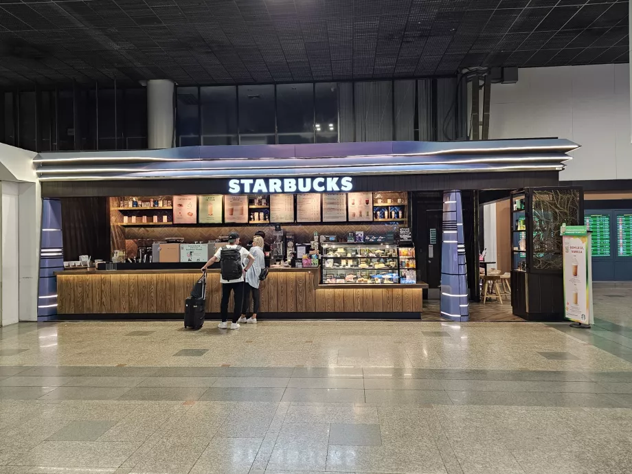 Starbucks, δημόσιος χώρος του διεθνούς αεροσταθμού