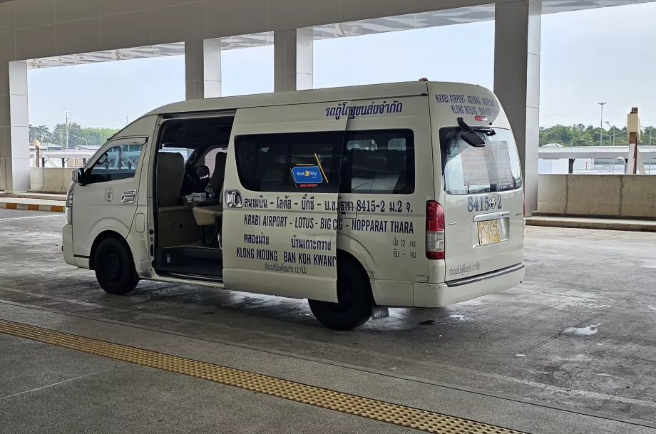 Minibus Αεροδρόμιο Krabi - πόλη Krabi - Ao Nang