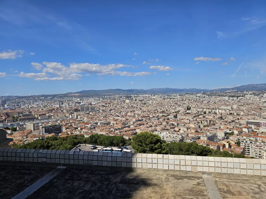 Θέα από την Notre Dame de la Garde