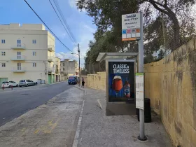 Στάση λεωφορείου στη Μάλτα