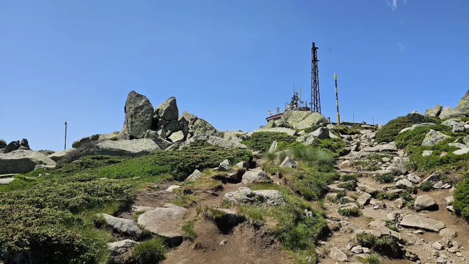 Η υψηλότερη κορυφή των βουνών Vitosha - "Cherni vrh"