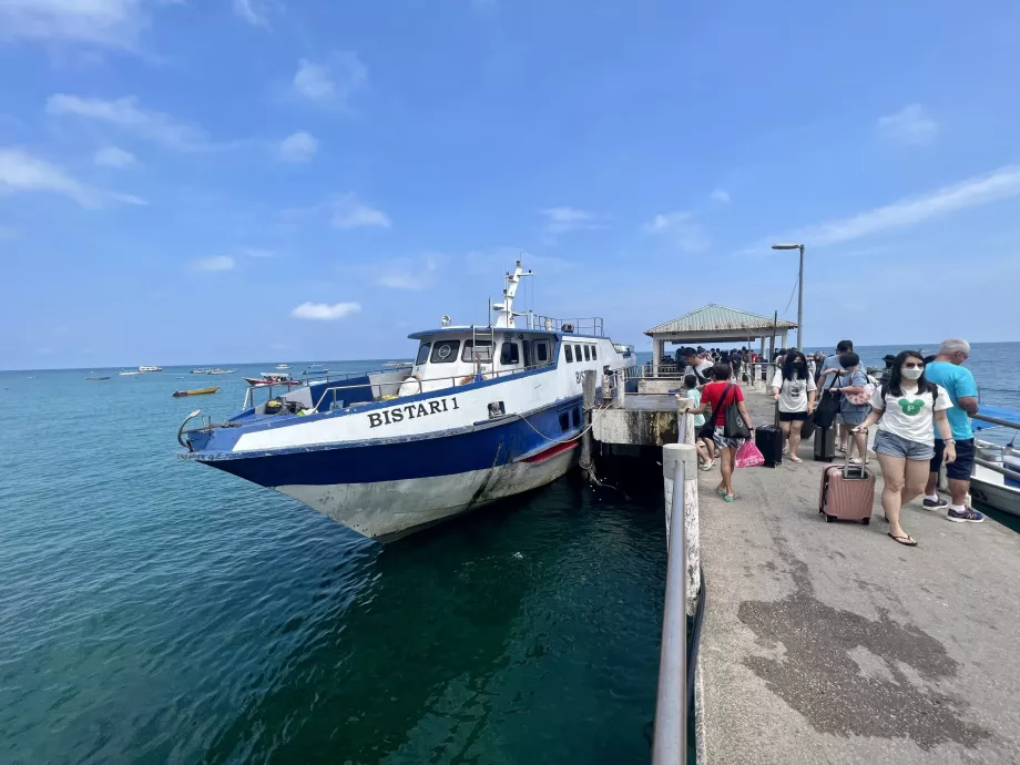 Bluewatter σκάφος Bistari στο Tioman